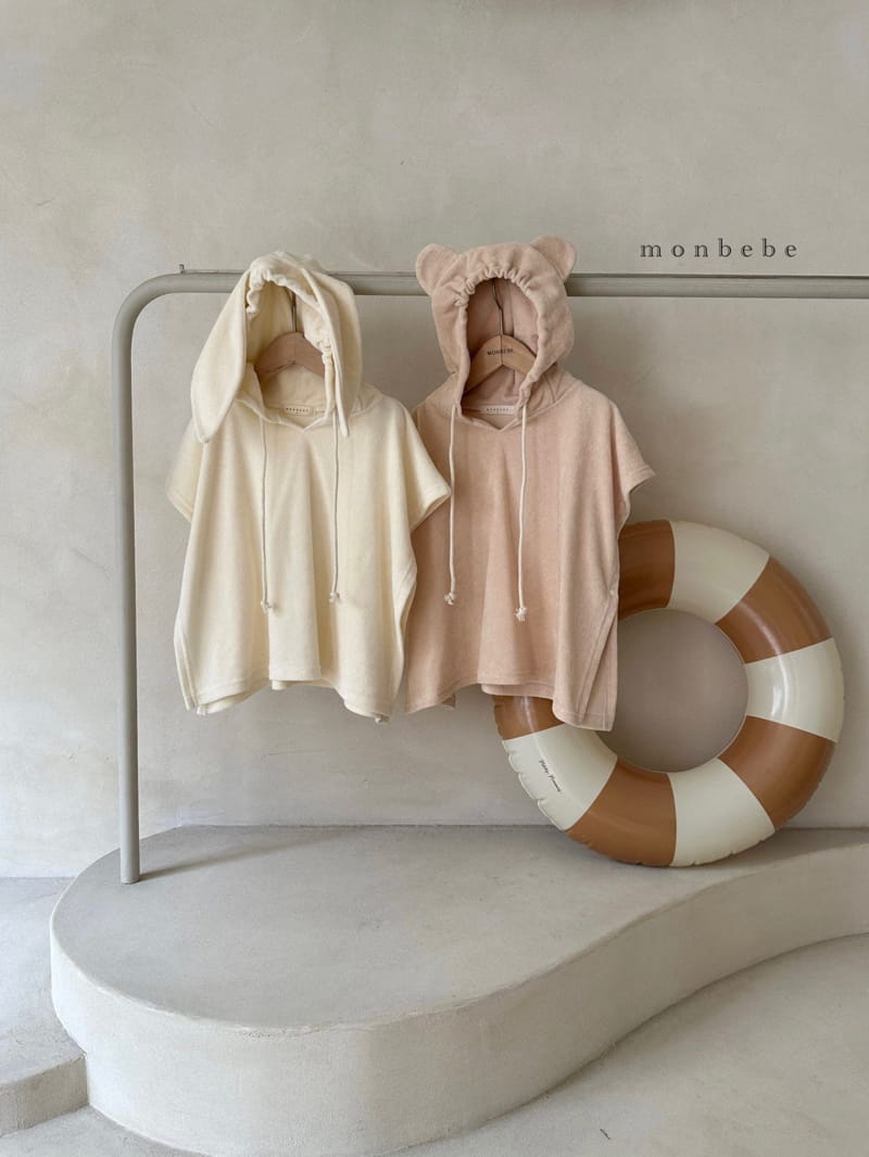 Monbebe - Korean Children Fashion - #fashionkids - Bear Terry Pancho - 6