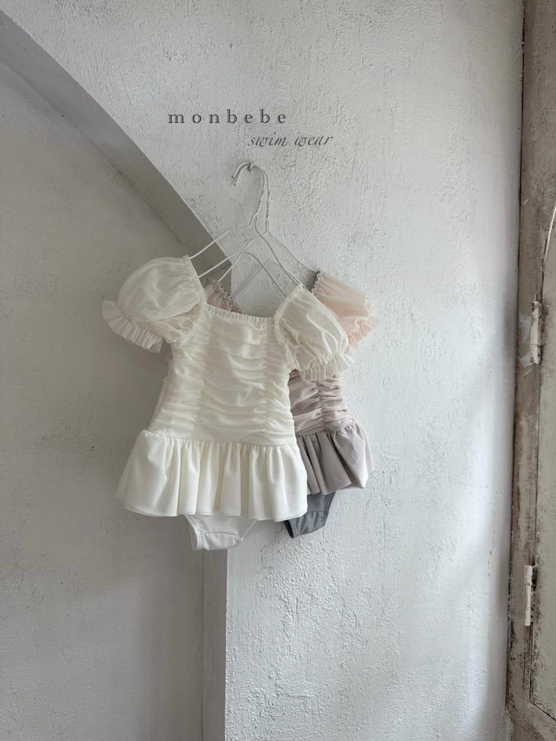 Monbebe - Korean Women Fashion - #momslook - Swan Swimwear Mom - 10