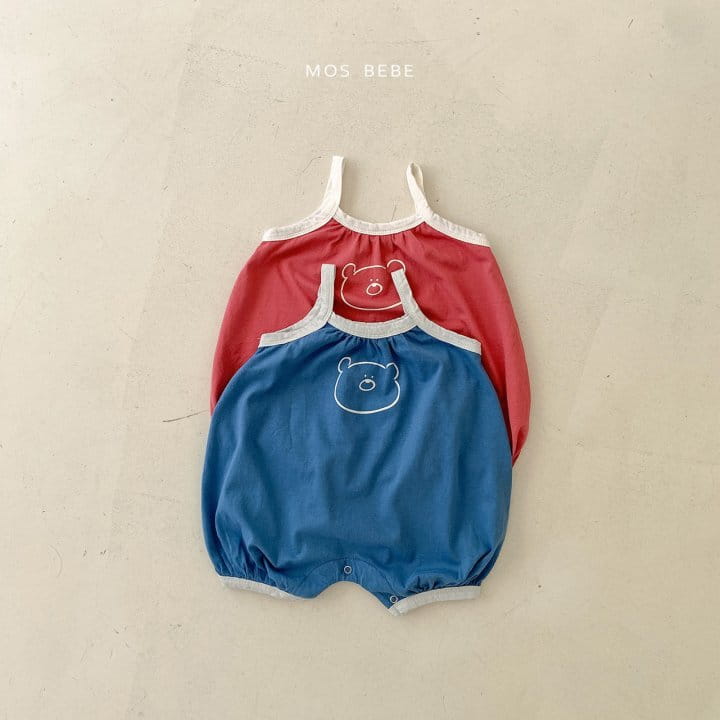 Mos Bebe - Korean Baby Fashion - #babyboutique - Bear Piping Bodysuit - 7
