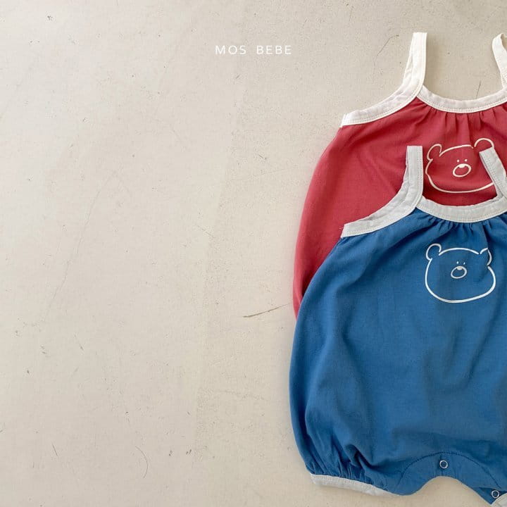 Mos Bebe - Korean Baby Fashion - #babyboutiqueclothing - Bear Piping Bodysuit - 8