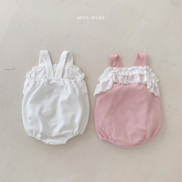 Mos Bebe - Korean Baby Fashion - #babyclothing - Anfant Lace Bodysuit - 10