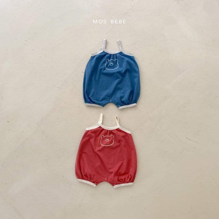 Mos Bebe - Korean Baby Fashion - #babyclothing - Bear Piping Bodysuit - 9