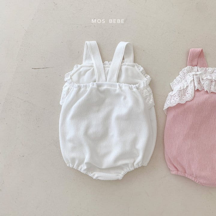 Mos Bebe - Korean Baby Fashion - #babyfashion - Anfant Lace Bodysuit - 11