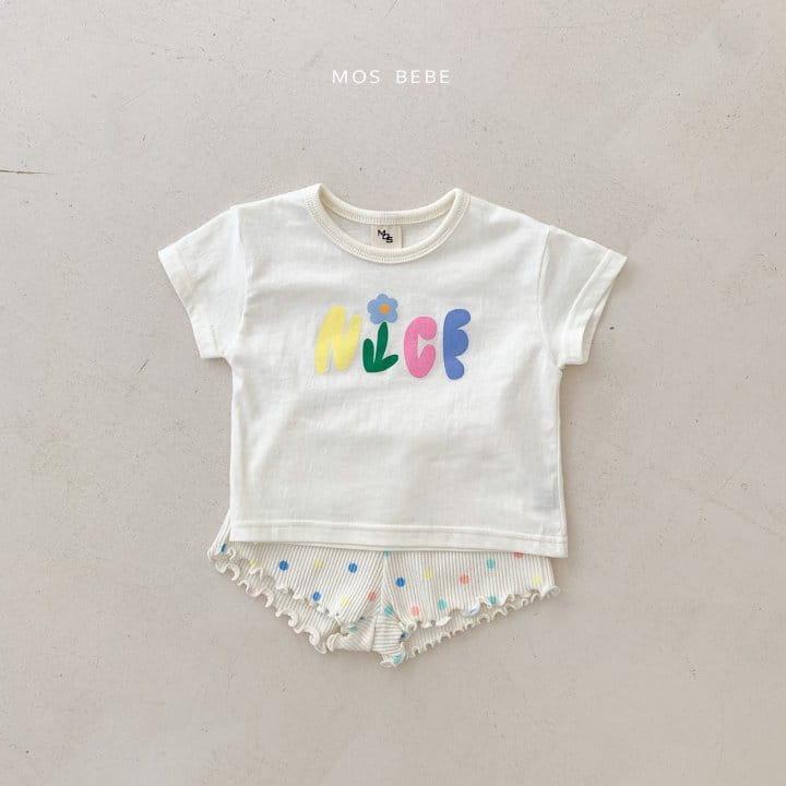 Mos Bebe - Korean Baby Fashion - #babygirlfashion - Nice Top Bottom Set - 3