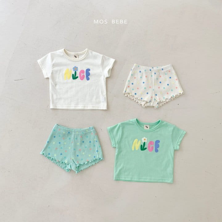 Mos Bebe - Korean Baby Fashion - #babyoninstagram - Nice Top Bottom Set - 5