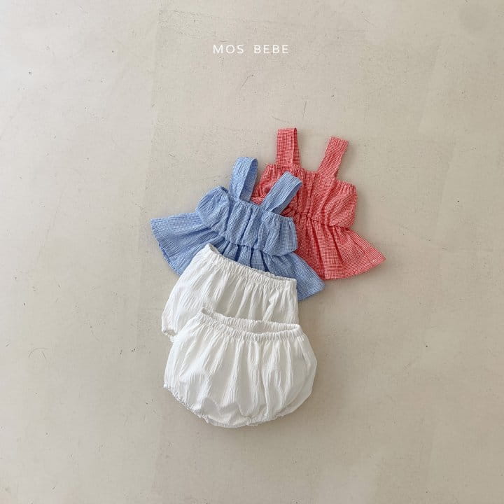Mos Bebe - Korean Baby Fashion - #babywear - Hawaii Bloomer Top Bottom Set - 8