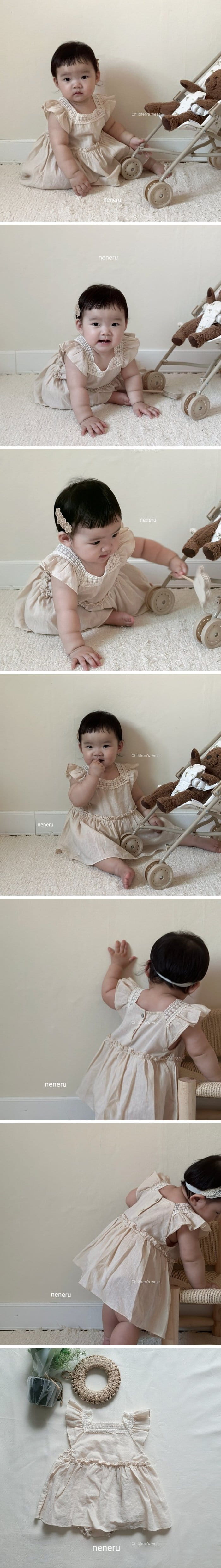 Neneru - Korean Baby Fashion - #onlinebabyboutique - Bebe Uja Bodysuit