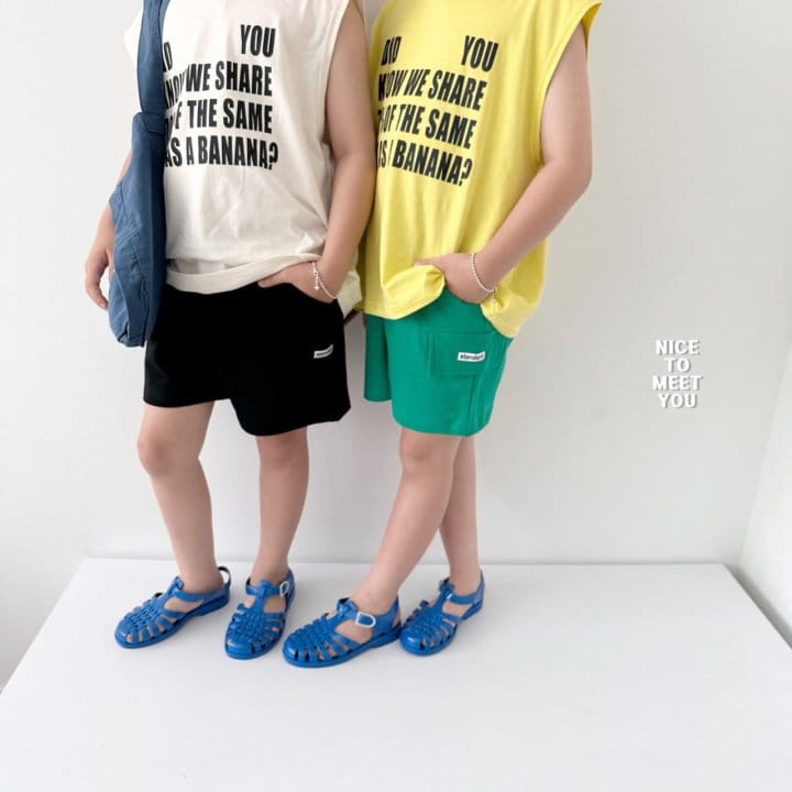Nice To Meet You - Korean Children Fashion - #childofig - Standard Shorts - 7