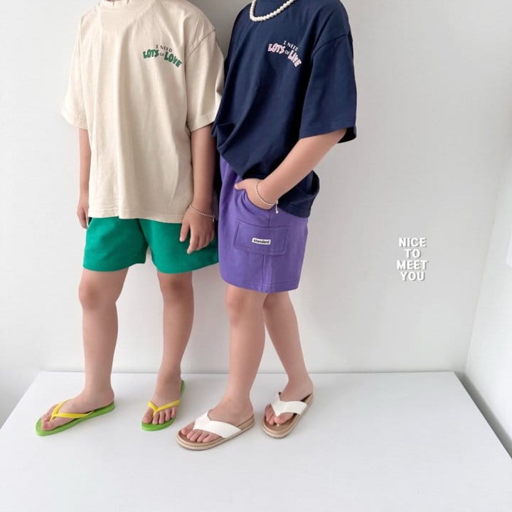 Nice To Meet You - Korean Children Fashion - #designkidswear - Standard Shorts - 9