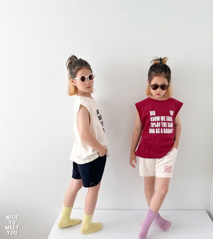 Nice To Meet You - Korean Children Fashion - #designkidswear - Mix Sleeveless - 3