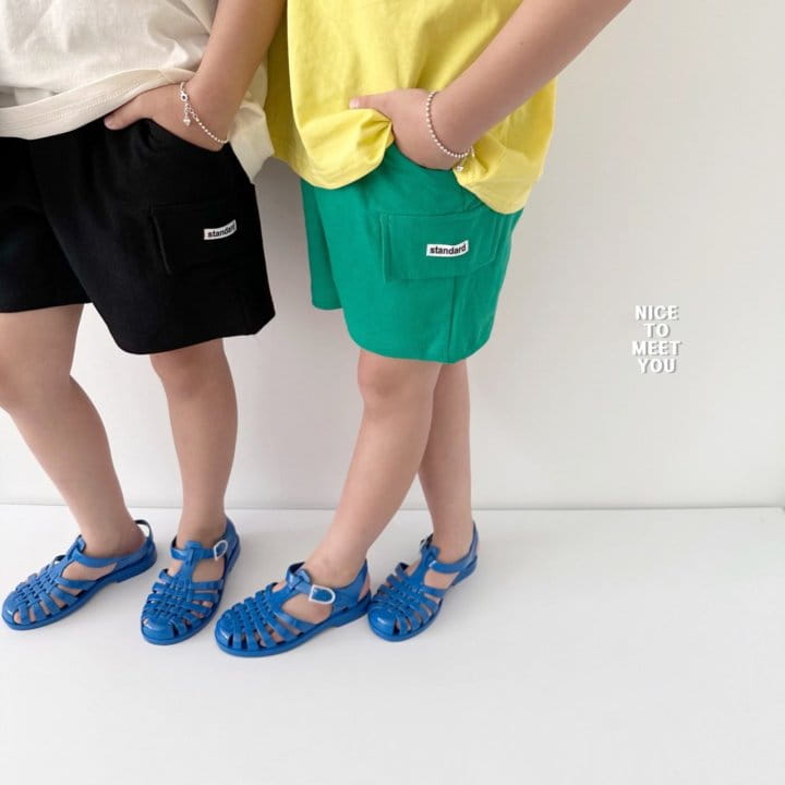Nice To Meet You - Korean Children Fashion - #discoveringself - Standard Shorts - 10