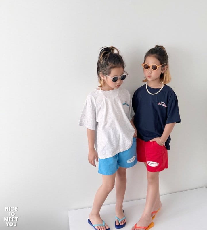 Nice To Meet You - Korean Children Fashion - #fashionkids - Pangi Shorts