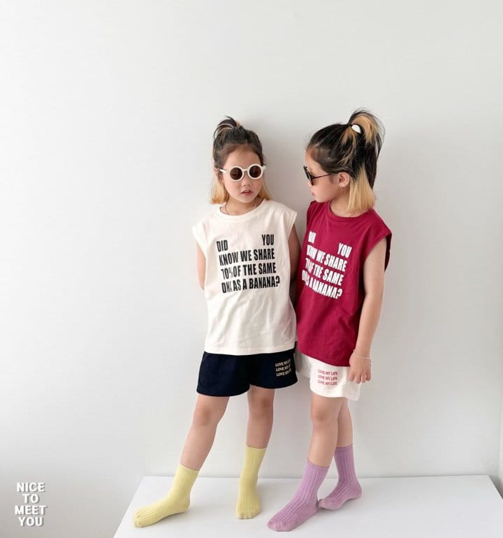 Nice To Meet You - Korean Children Fashion - #fashionkids - Mix Sleeveless - 5