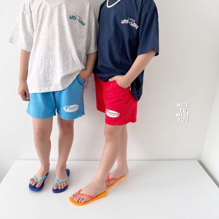 Nice To Meet You - Korean Children Fashion - #kidsshorts - Pangi Shorts - 2