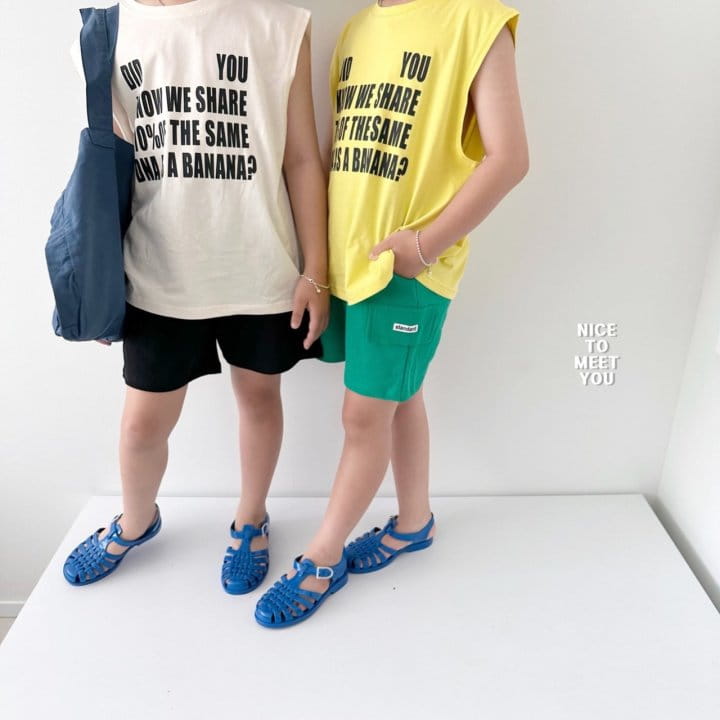 Nice To Meet You - Korean Children Fashion - #littlefashionista - Mix Sleeveless - 10