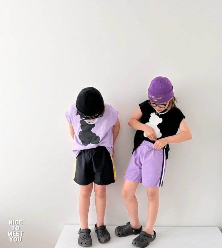 Nice To Meet You - Korean Children Fashion - #prettylittlegirls - Bear Sleeveless - 8