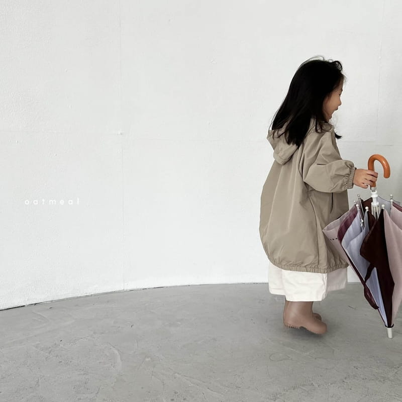 Oatmeal - Korean Children Fashion - #littlefashionista - Cream Rain Coat - 11