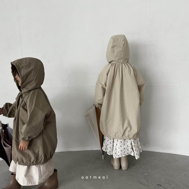Oatmeal - Korean Children Fashion - #stylishchildhood - Cream Rain Coat