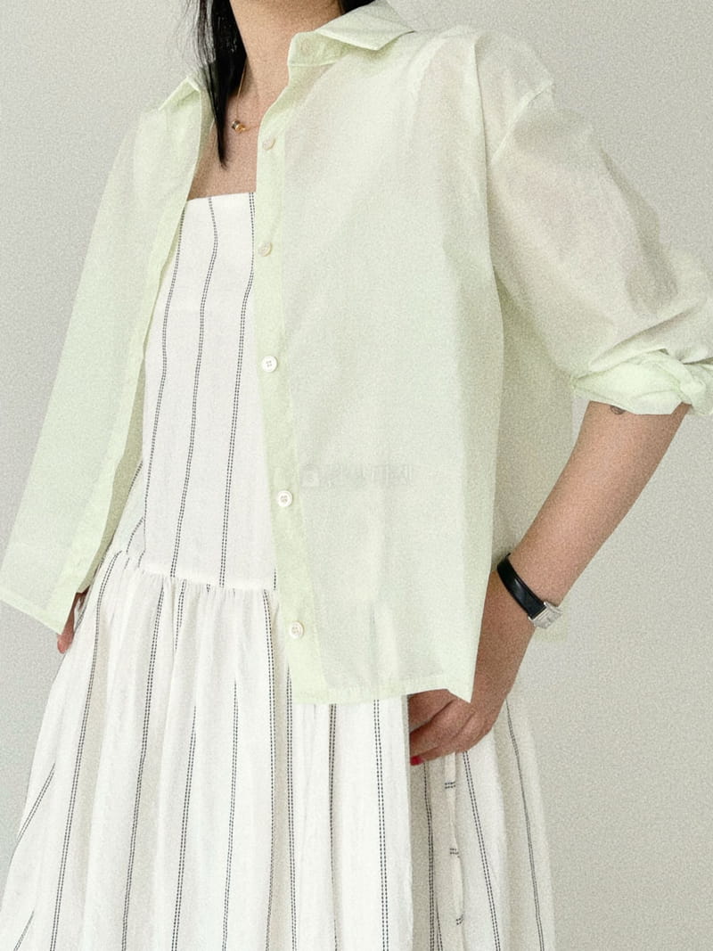Oli Seoul - Korean Women Fashion - #momslook - Light Mint Shirt - 6
