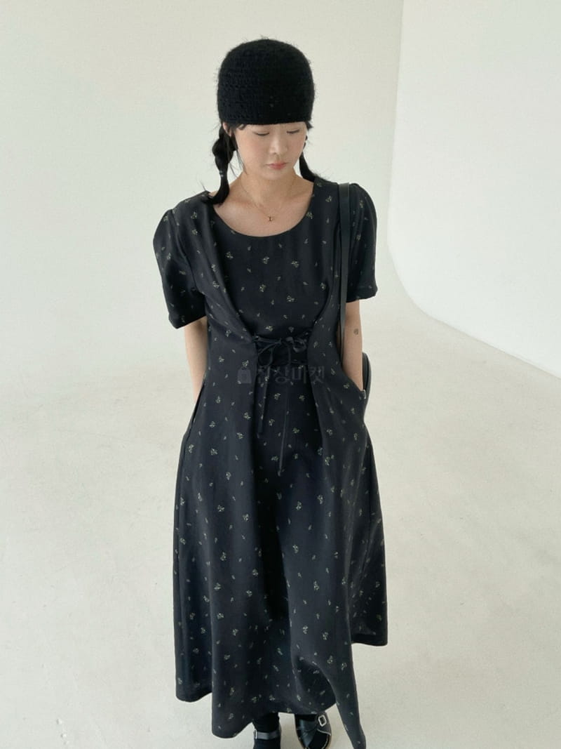 Oli Seoul - Korean Women Fashion - #shopsmall - Black Sola One-piece - 7