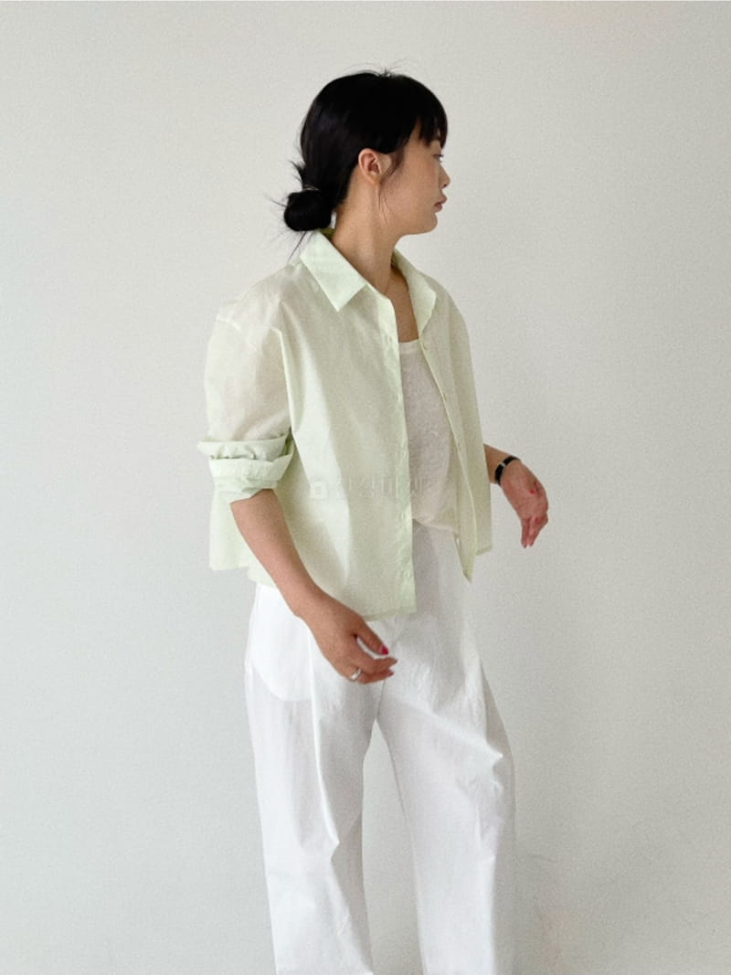 Oli Seoul - Korean Women Fashion - #womensfashion - Light Mint Shirt - 5