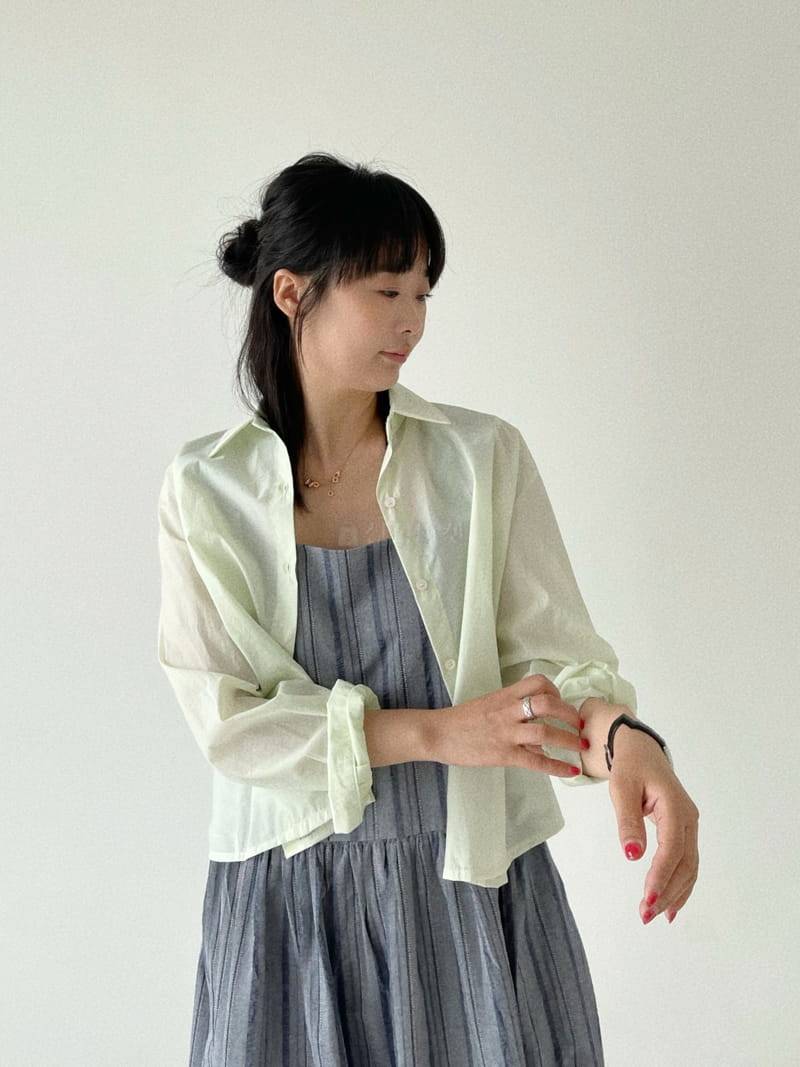 Oli Seoul - Korean Women Fashion - #womensfashion - Light Mint Shirt - 7