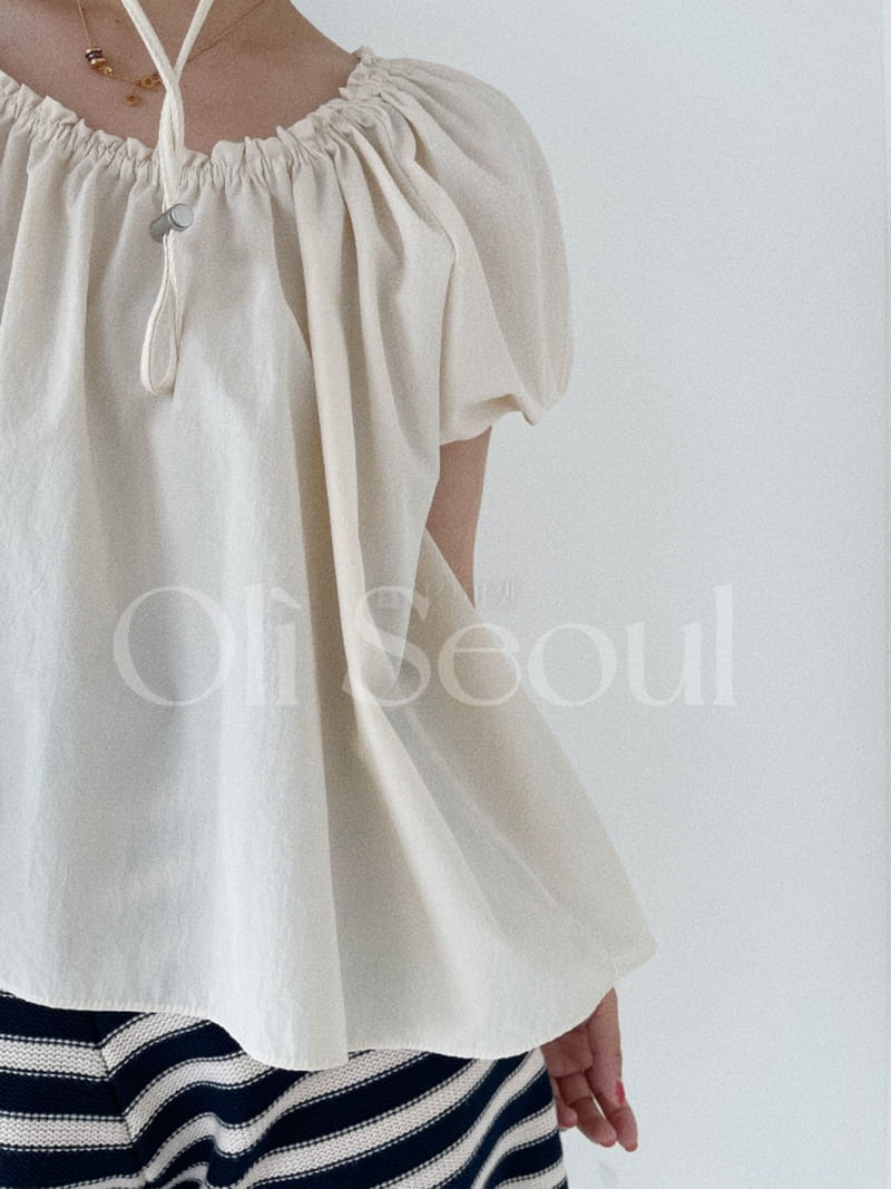 Oli Seoul - Korean Women Fashion - #womensfashion - Ivory Sugar Blouse