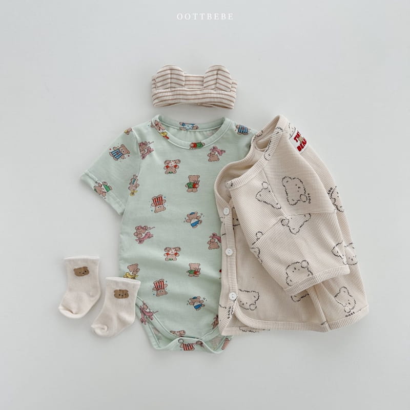 Oott Bebe - Korean Baby Fashion - #babyboutiqueclothing - Friends Bodysuit - 12
