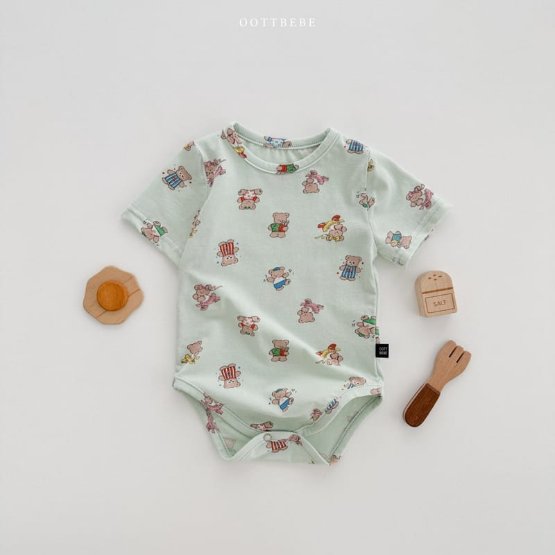 Oott Bebe - Korean Baby Fashion - #babyoutfit - Friends Bodysuit - 5