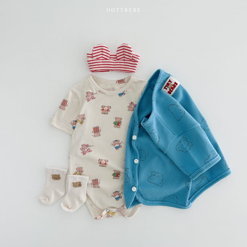 Oott Bebe - Korean Baby Fashion - #onlinebabyshop - Friends Bodysuit - 9