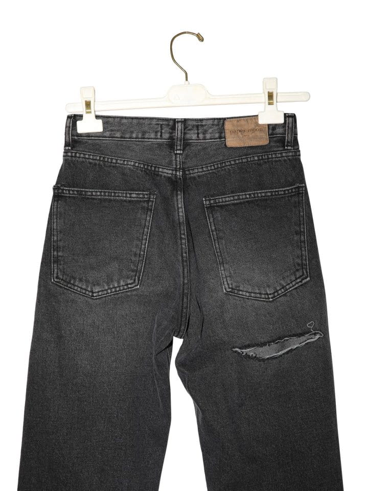 Paper Moon - Korean Women Fashion - #momslook - Bak Split Jeans - 6
