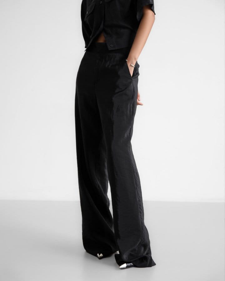 Paper Moon - Korean Women Fashion - #momslook - Matalic Pants - 7