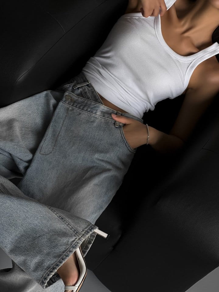 Paper Moon - Korean Women Fashion - #pursuepretty - Wrap Jeans