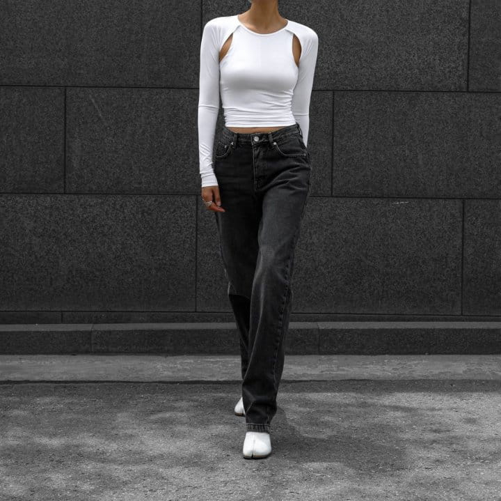 Paper Moon - Korean Women Fashion - #shopsmall - Back Split Jeans