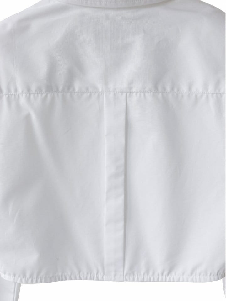 Paper Moon - Korean Women Fashion - #vintageinspired - Pad Crop Shirt - 12