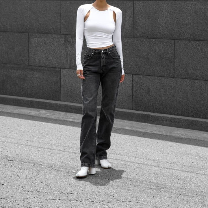 Paper Moon - Korean Women Fashion - #womensfashion - Back Split Jeans - 5