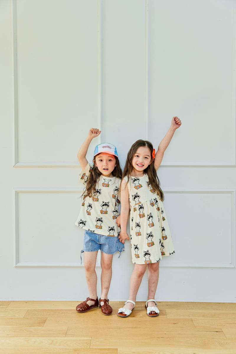 Pink Berry - Korean Children Fashion - #childrensboutique - Racoon Tee - 2