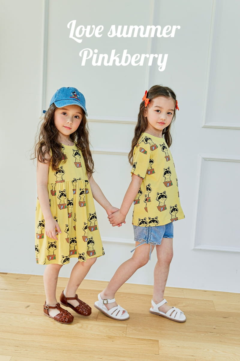 Pink Berry - Korean Children Fashion - #fashionkids - Racoon Tee - 5