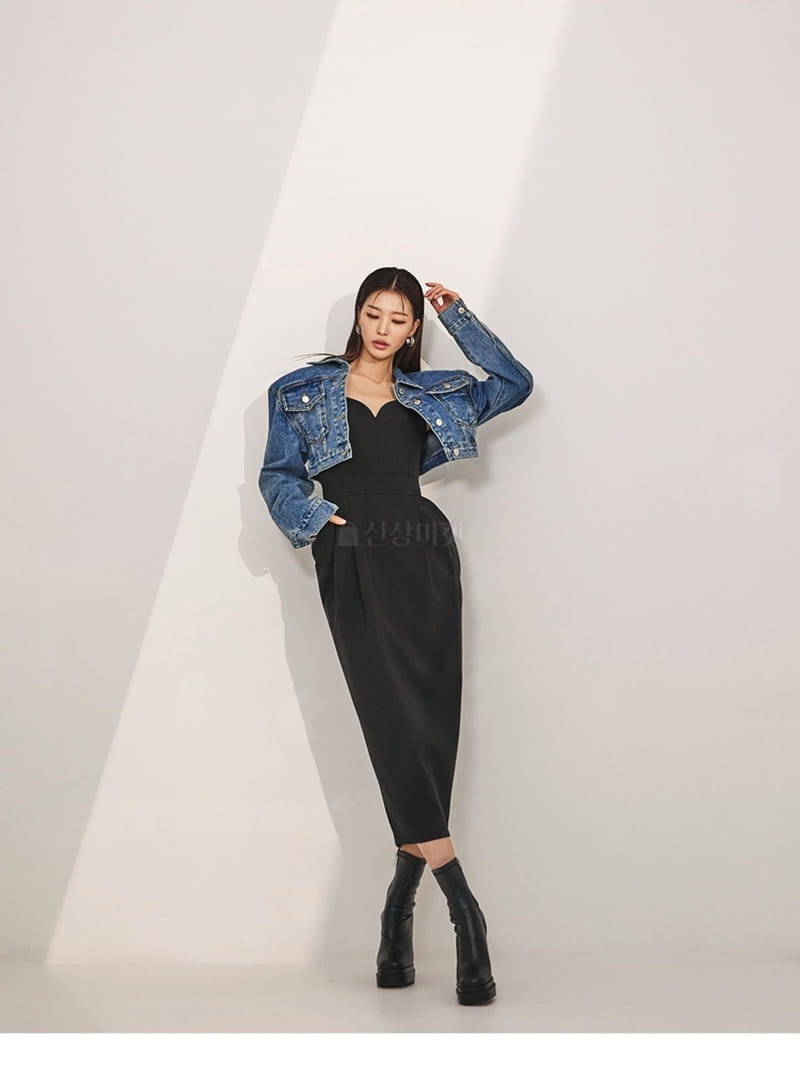 Project Wave - Korean Women Fashion - #momslook - Pocket Denim Jacket