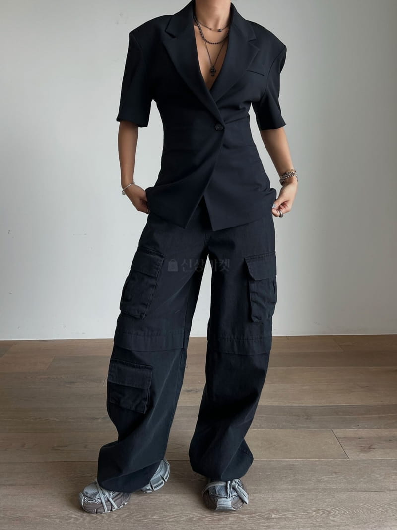 Project Wave - Korean Women Fashion - #momslook - Color Cargo Pants - 2