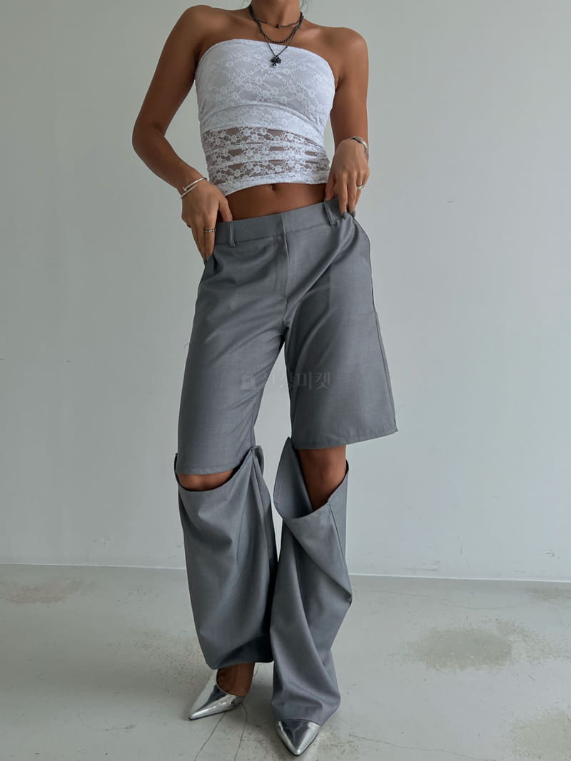 Project Wave - Korean Women Fashion - #pursuepretty - Curve Pants Charming Pants - 5