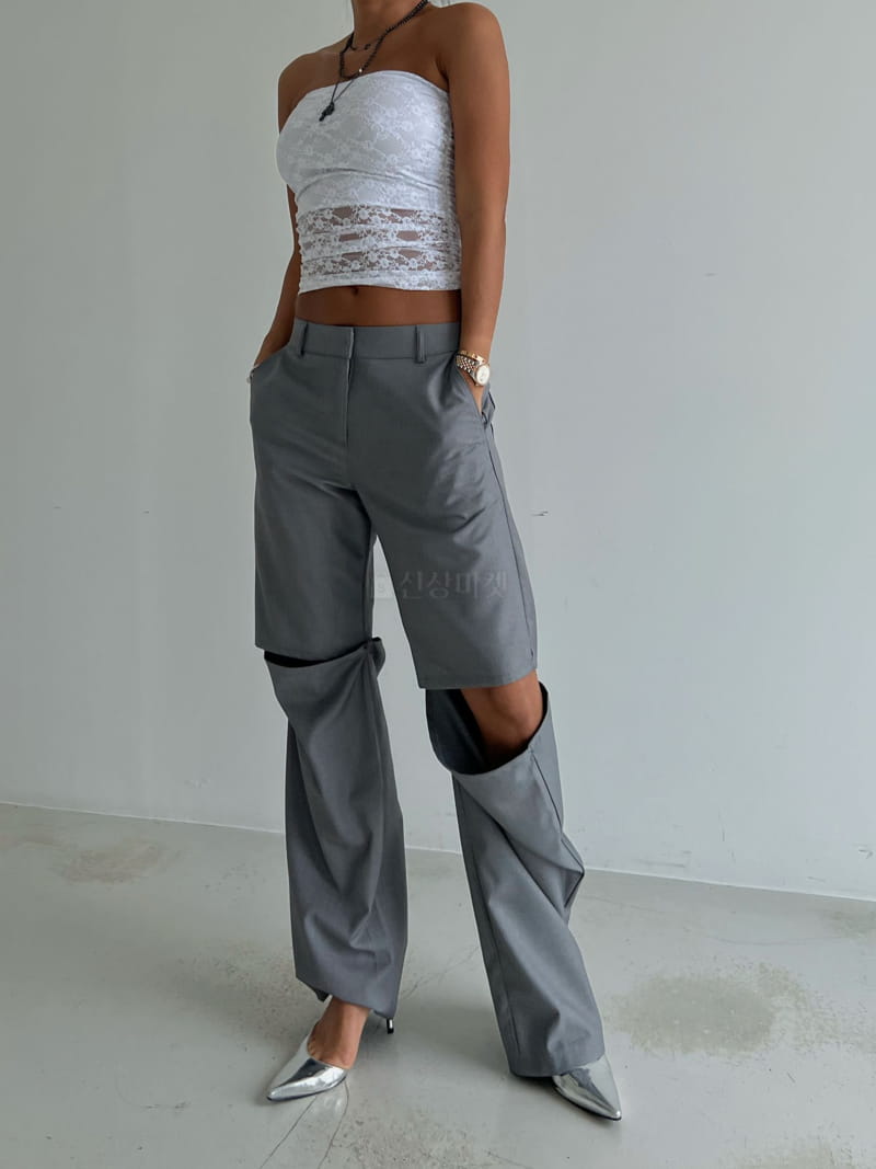 Project Wave - Korean Women Fashion - #restrostyle - Curve Pants Charming Pants - 6