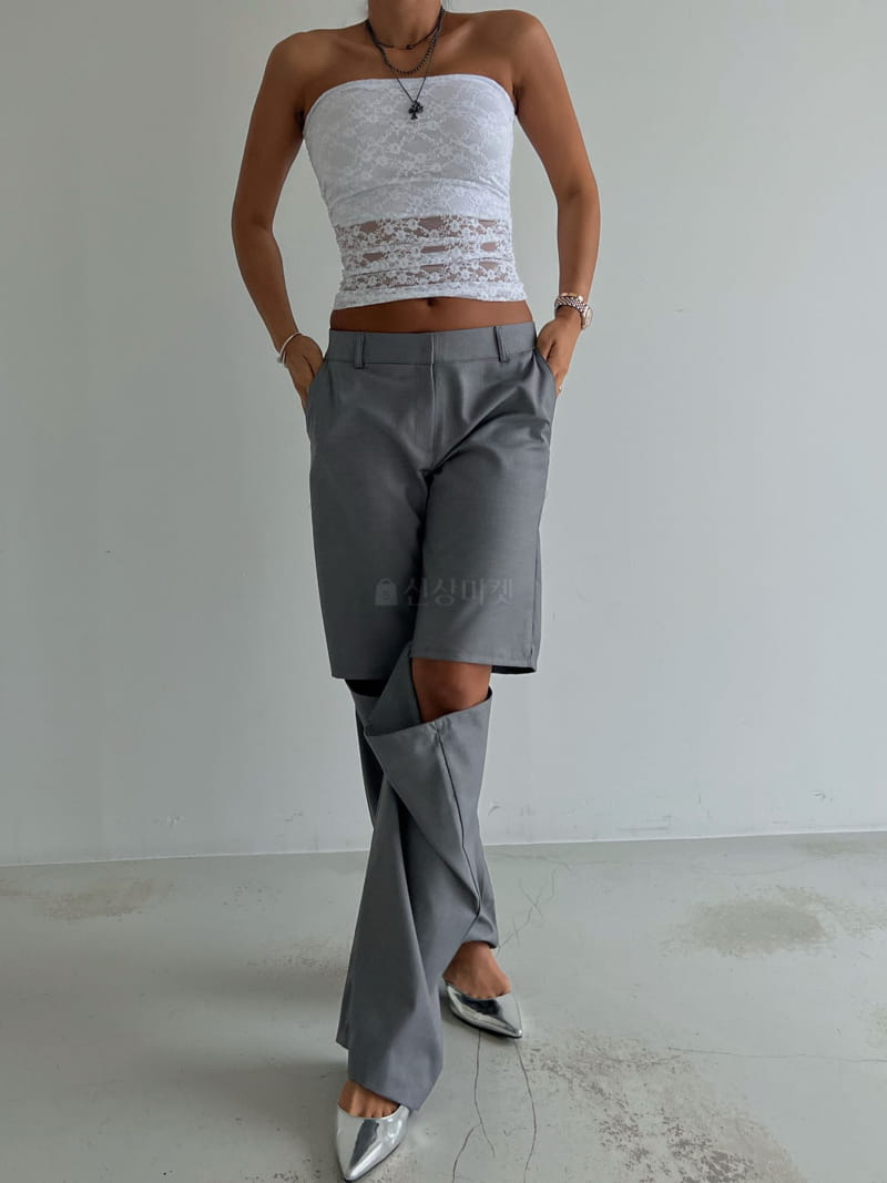 Project Wave - Korean Women Fashion - #shopsmall - Curve Pants Charming Pants - 8