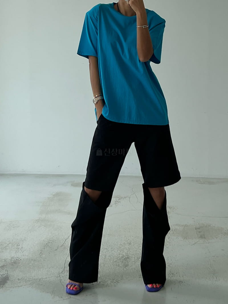 Project Wave - Korean Women Fashion - #womensfashion - Pad Short Sleeves Tee