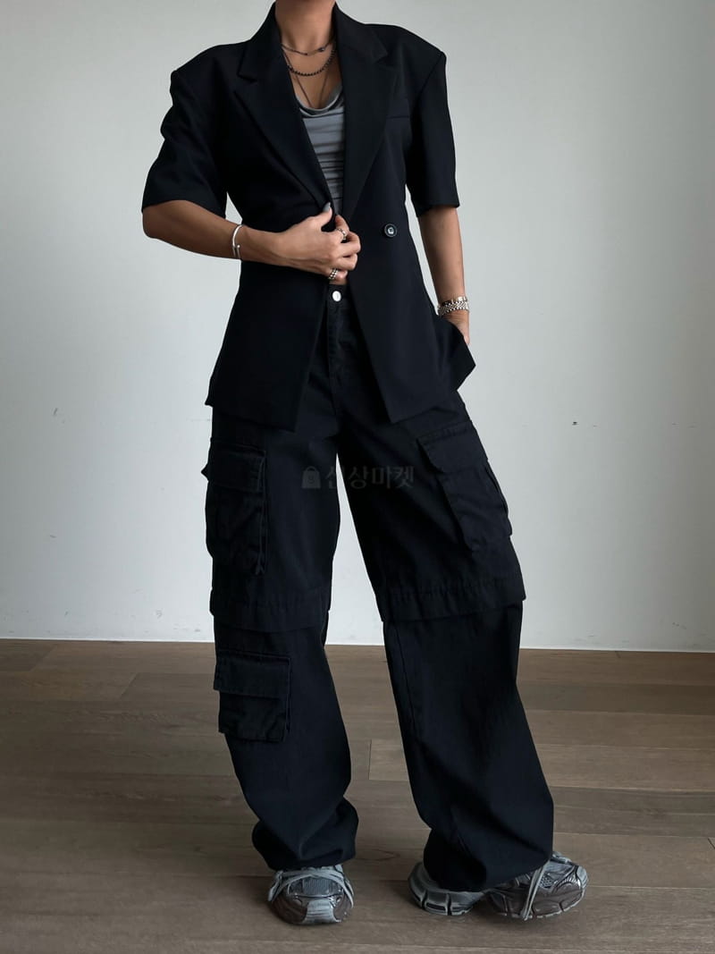 Project Wave - Korean Women Fashion - #womensfashion - Color Cargo Pants - 3