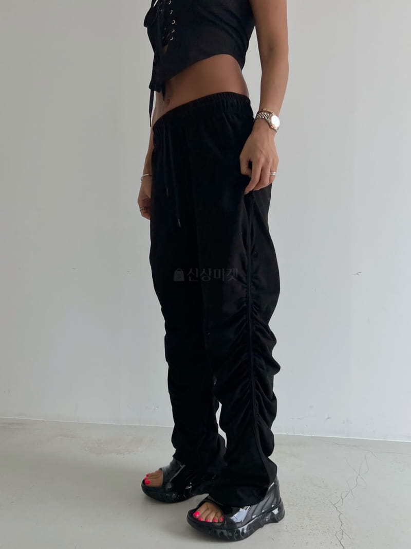 Project Wave - Korean Women Fashion - #womensfashion - Moni Shirring Pants - 5
