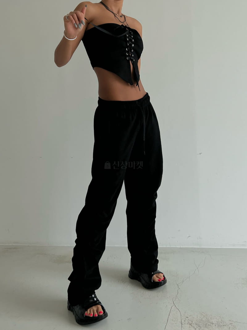 Project Wave - Korean Women Fashion - #womensfashion - Moni Shirring Pants - 7