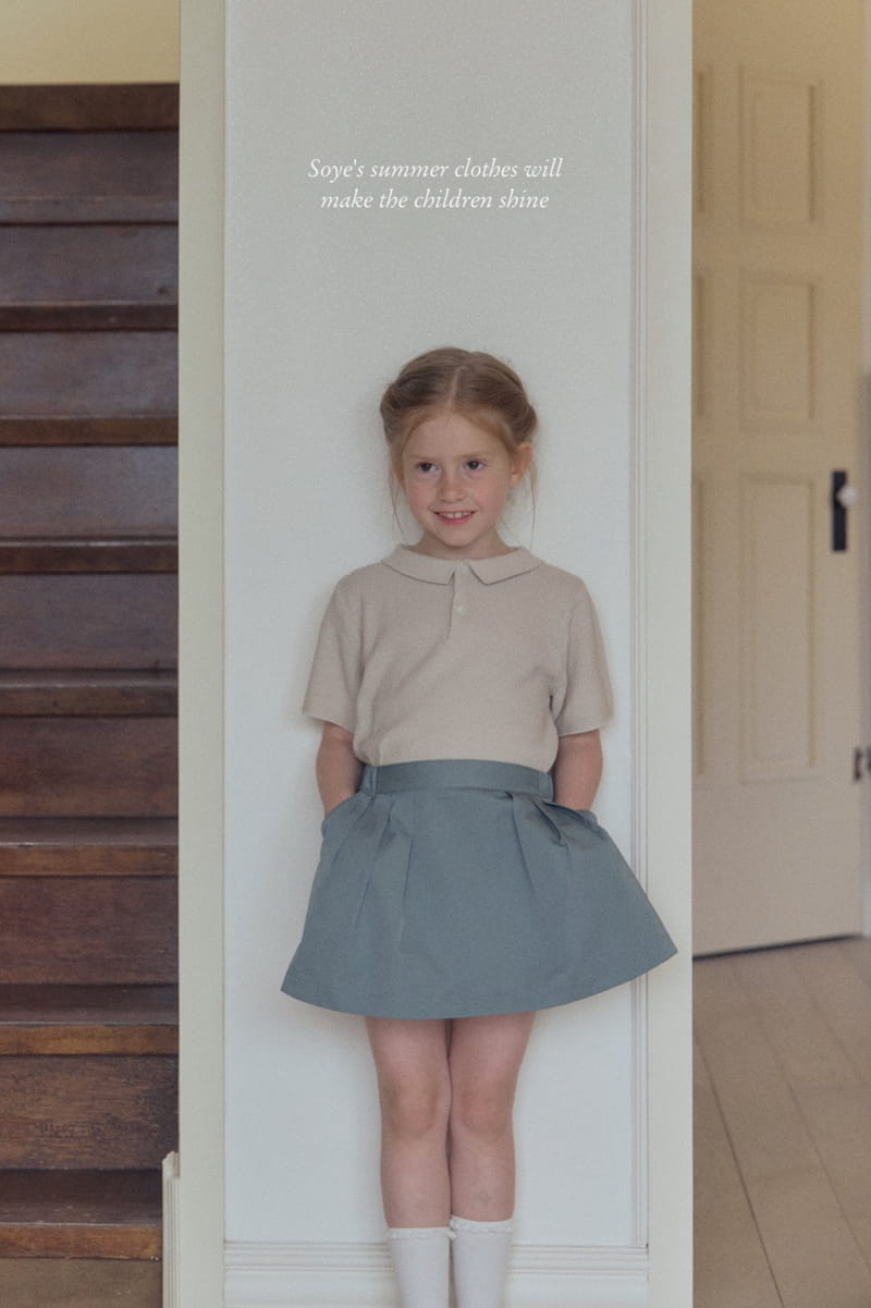 Soye - Korean Children Fashion - #kidsstore - Collar Knit Tee - 5
