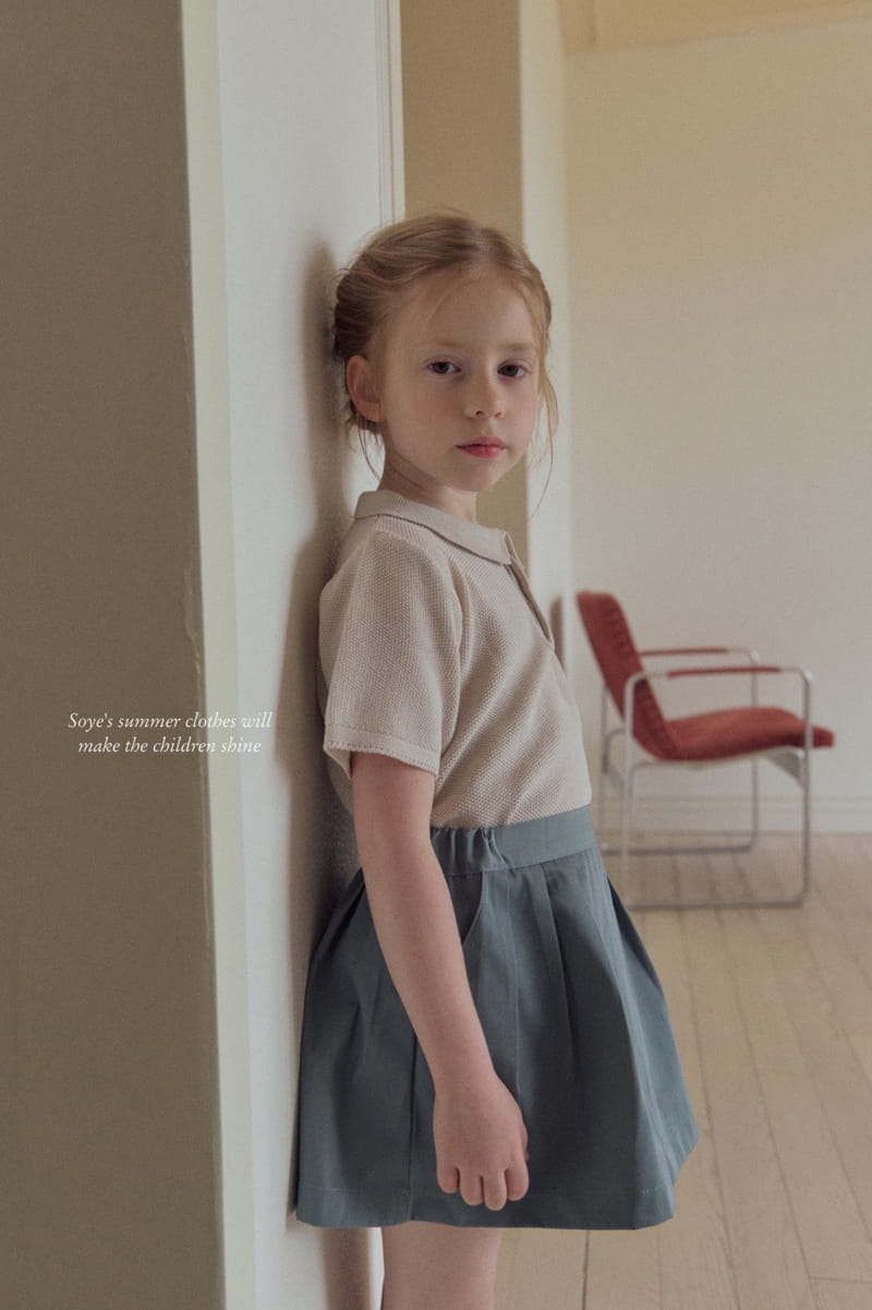 Soye - Korean Children Fashion - #magicofchildhood - Collar Knit Tee - 9