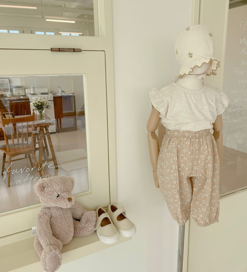 Studio M - Korean Children Fashion - #kidsshorts - Farm Frill Tee - 6